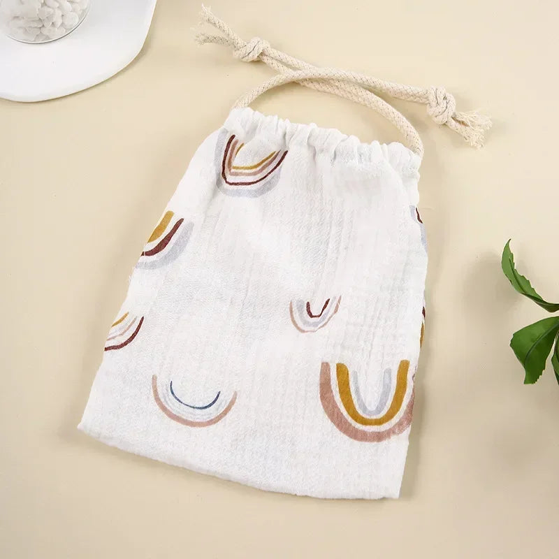 Natural Cotton Storage Bags for Moms