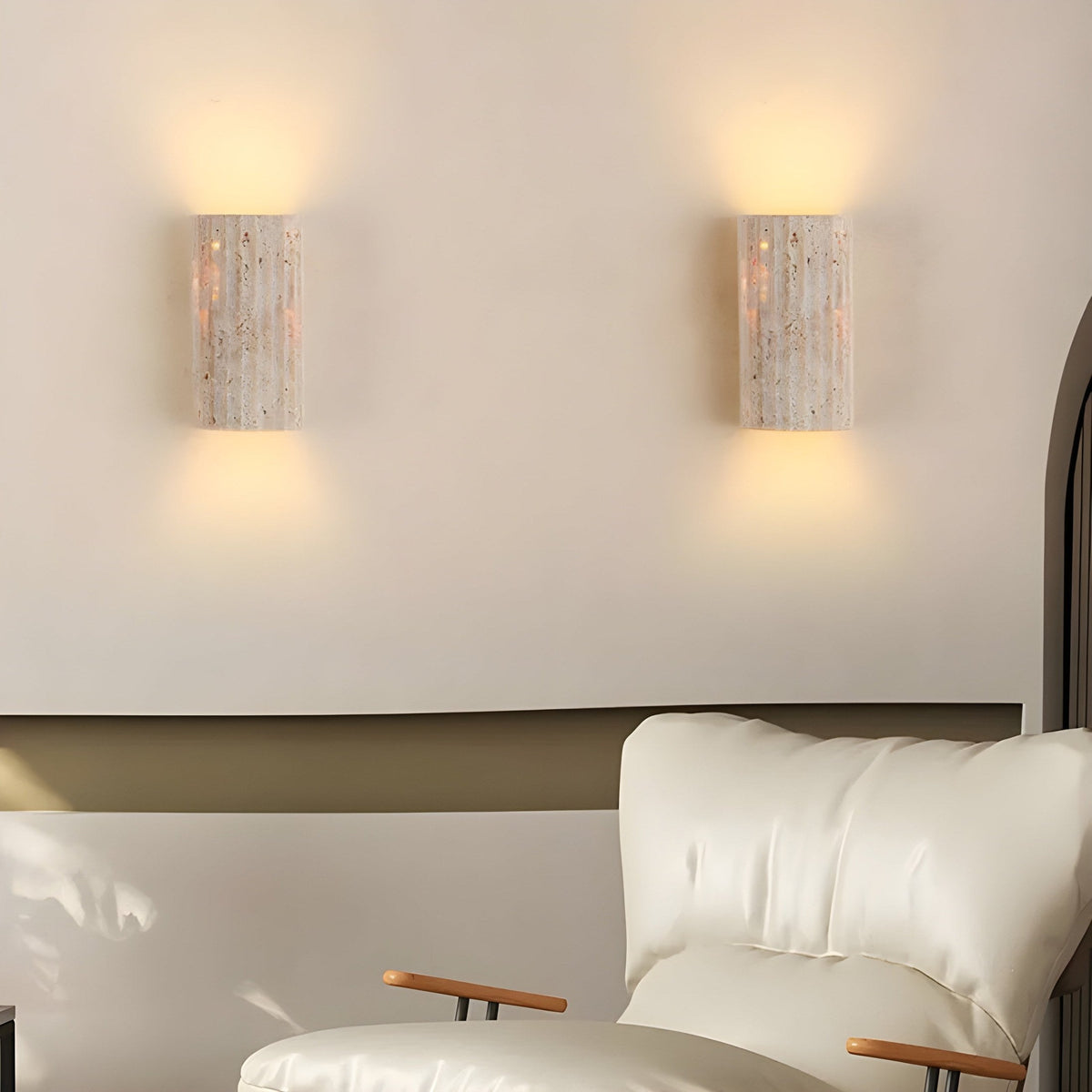 Natural Stone Wall Lamp for an Elegant Interior