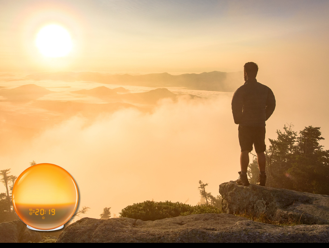 Natural Wake-Up Light Alarm Clock with Sunrise & Sunset Simulation