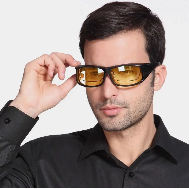 Night Driving Glasses - Wear Over Regular Glasses