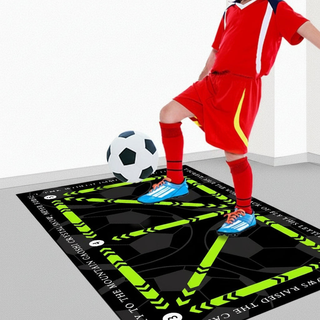 Non-Slip Football Training Mat for Home Ball Control