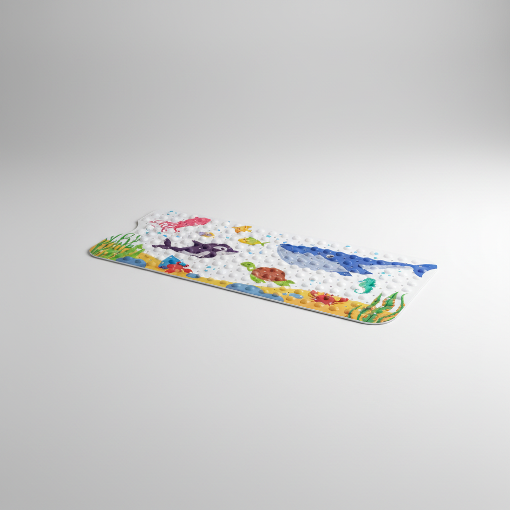 Non-Slip Shower Mat with Suction Cups