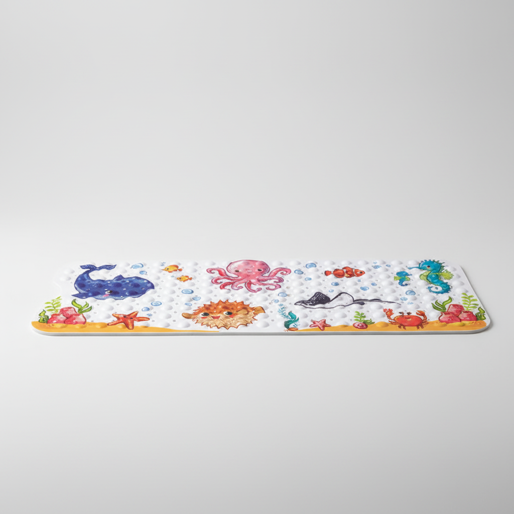 Non-Slip Shower Mat with Suction Cups