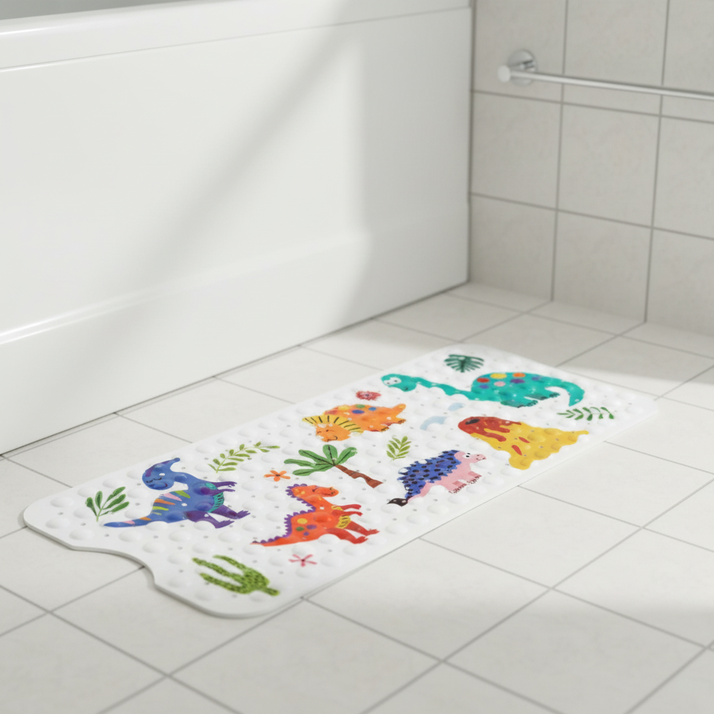 Non-Slip Shower Mat with Suction Cups