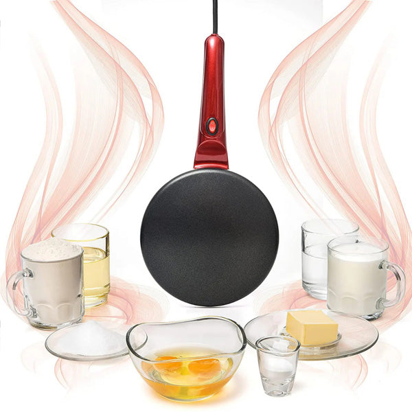 Non-Stick Crêpe Maker with Built-In Temperature Control – 20 cm