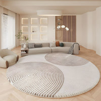 Nordic Circular Pattern Lambswool Rug