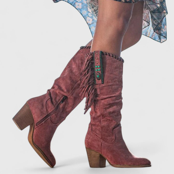 Orthopedic Fringe Boots