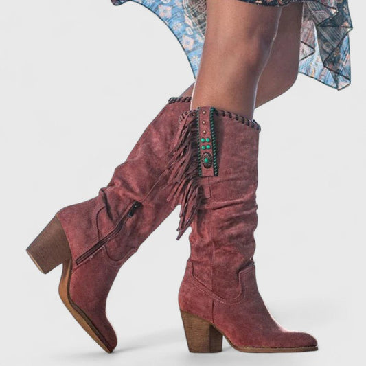 Orthopedic Fringe Boots