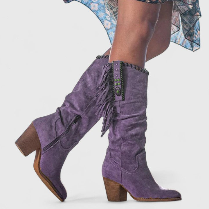 Orthopedic Fringe Boots