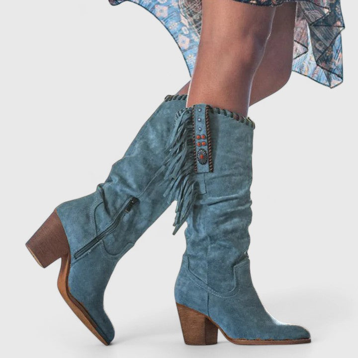 Orthopedic Fringe Boots