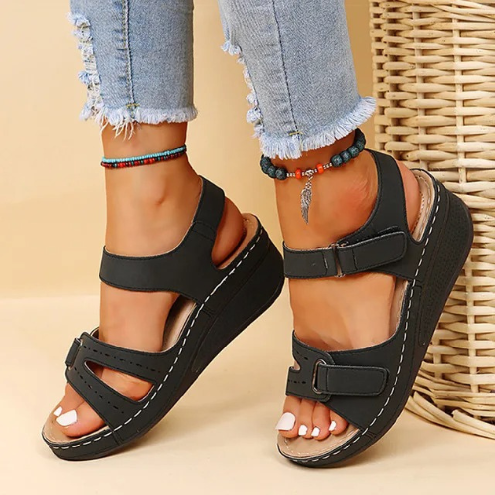 Orthopedic Wedge Sandals - Pain-Relief Footwear