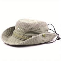 Outdoor Sun Hat with UV Protection - Adjustable Straps