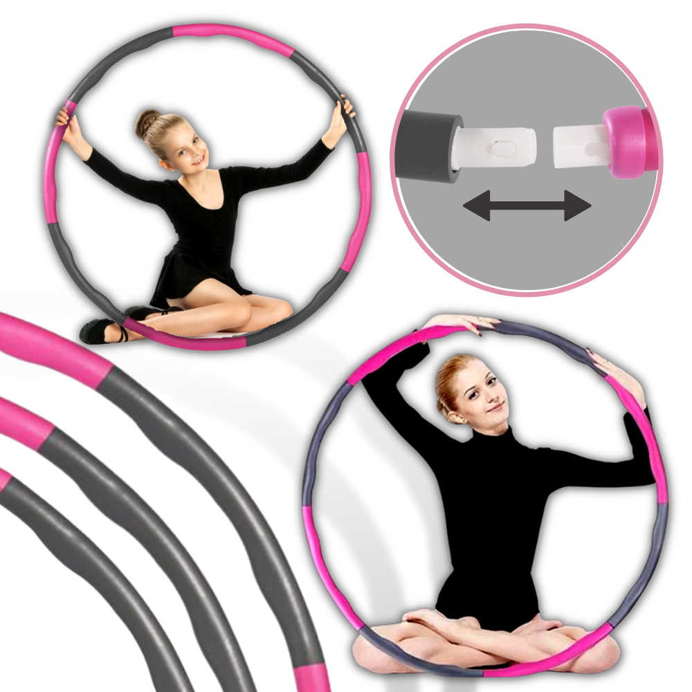 Padded Adjustable Foam Fitness Hula Hoop