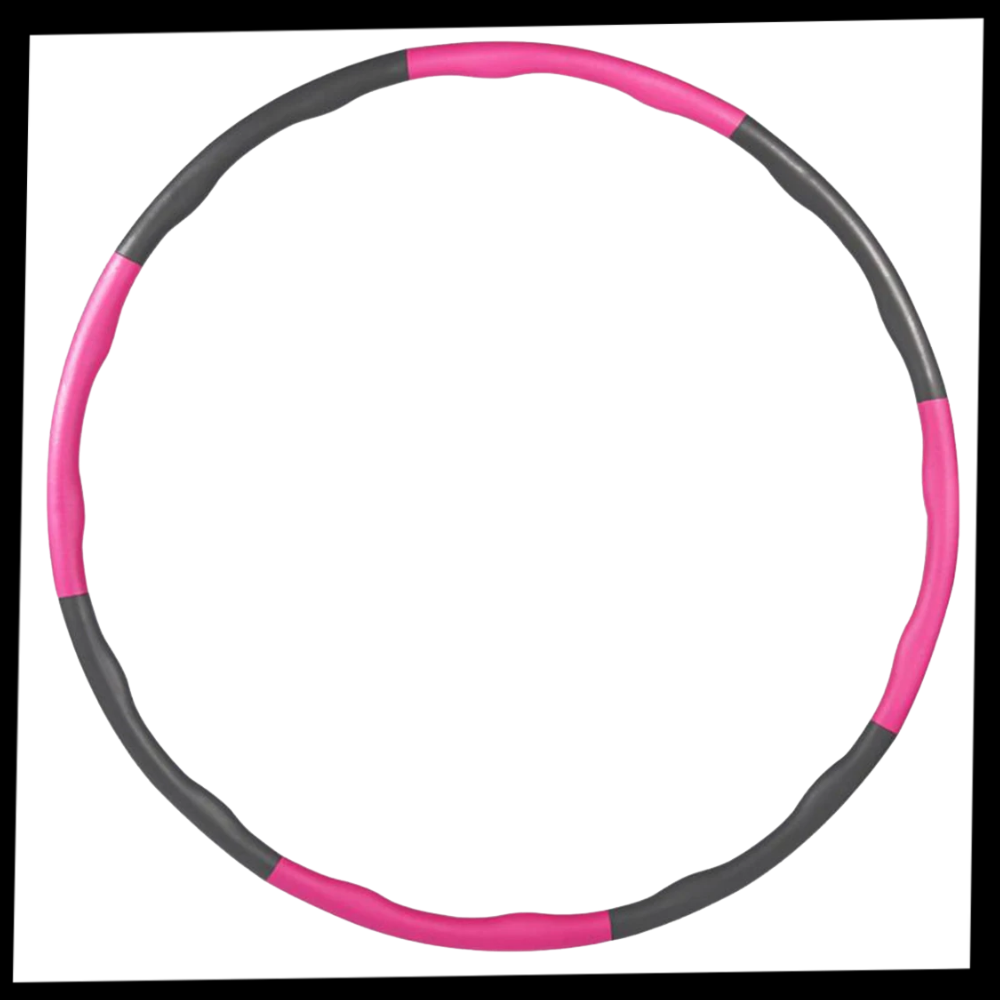 Padded Adjustable Foam Fitness Hula Hoop