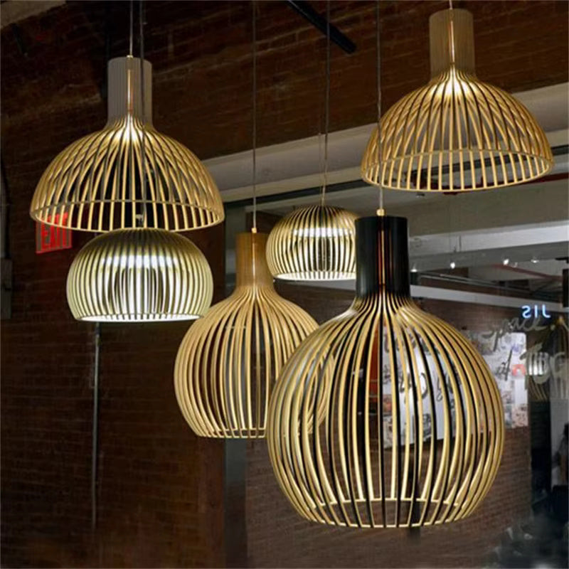 Pendant Light – Organic Wooden Design for Warm Interiors