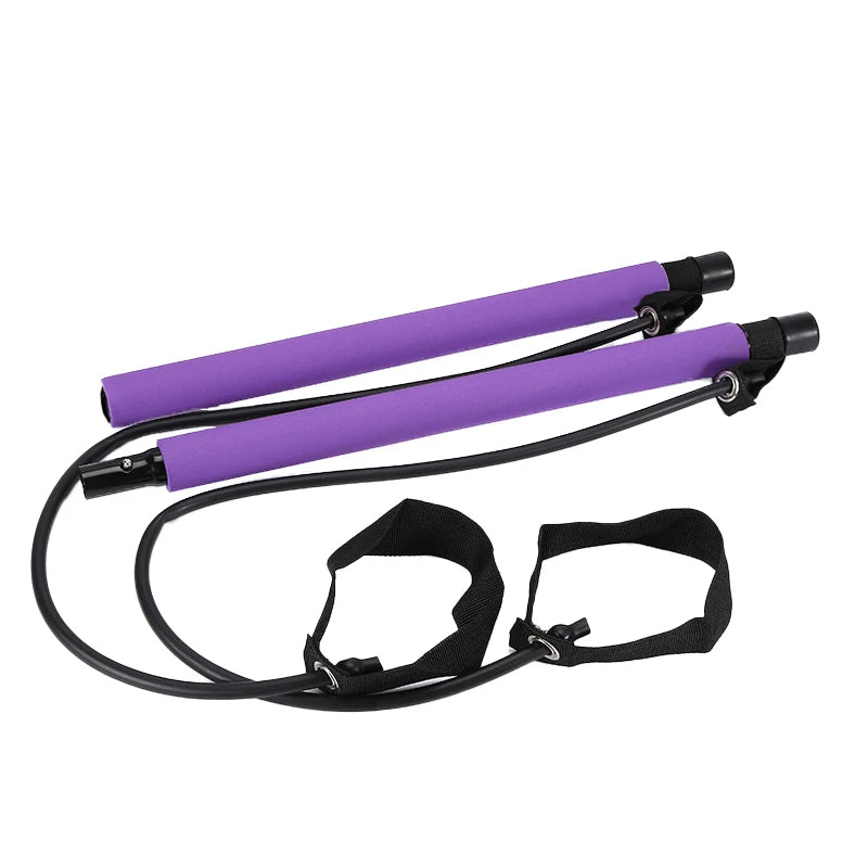 Pilates and Yoga Bar with Resistance Bands