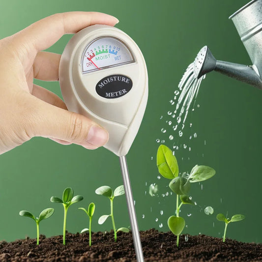 Plant Soil Moisture Meter with Instant-Read 1–10 Scale, Battery-Free