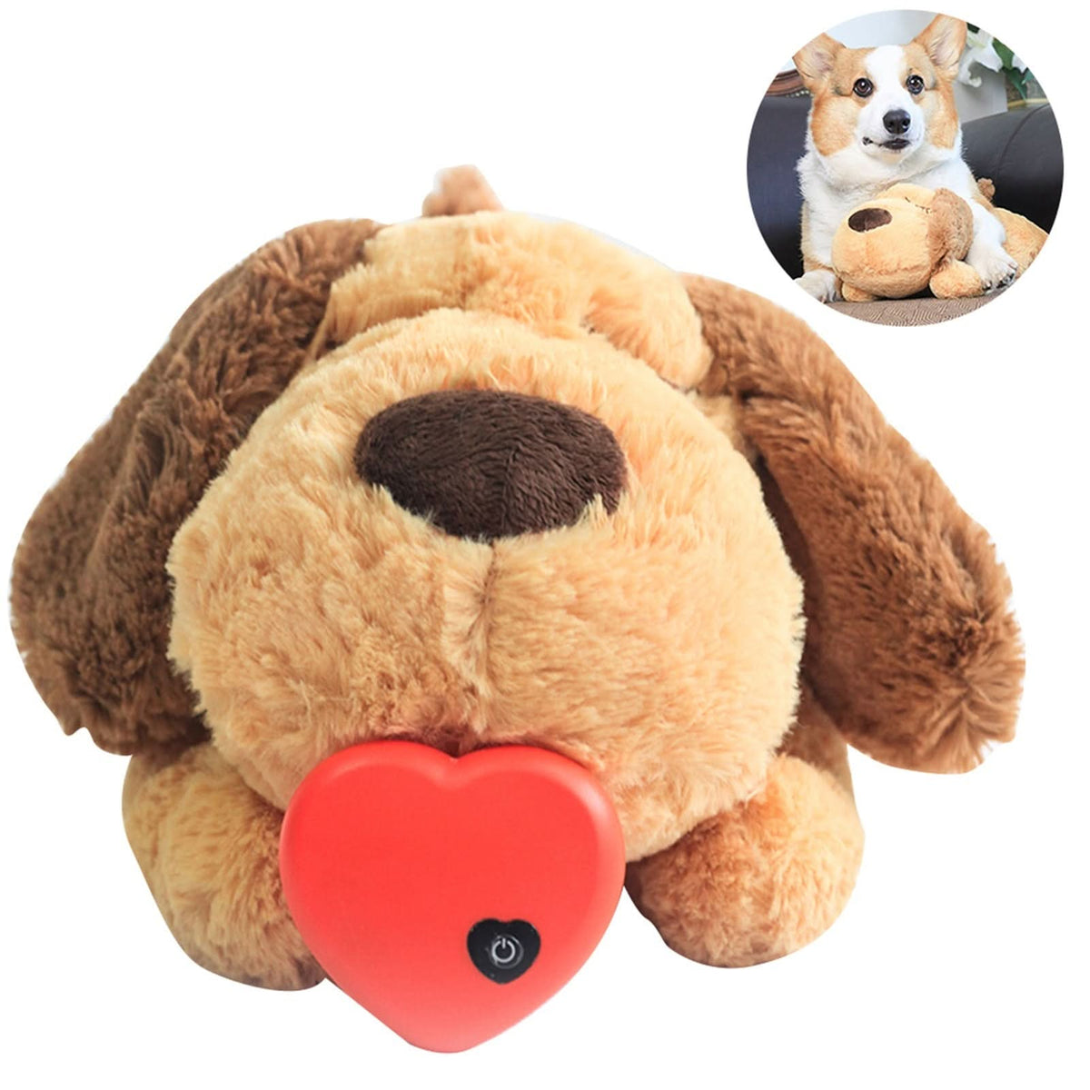 Plush Puppy with Soothing Heartbeat