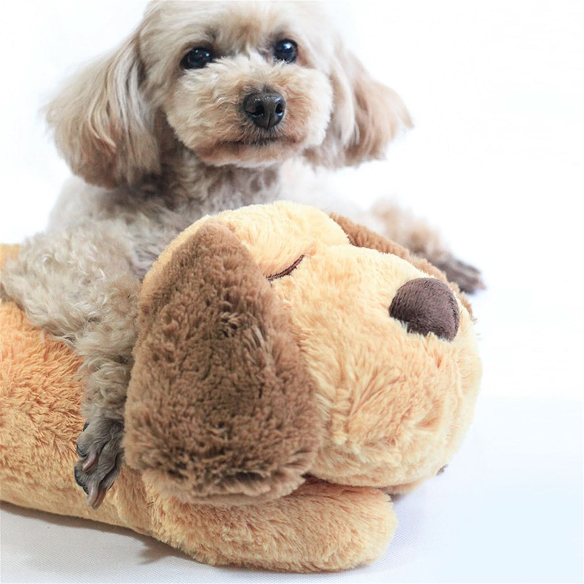 Plush Puppy with Soothing Heartbeat
