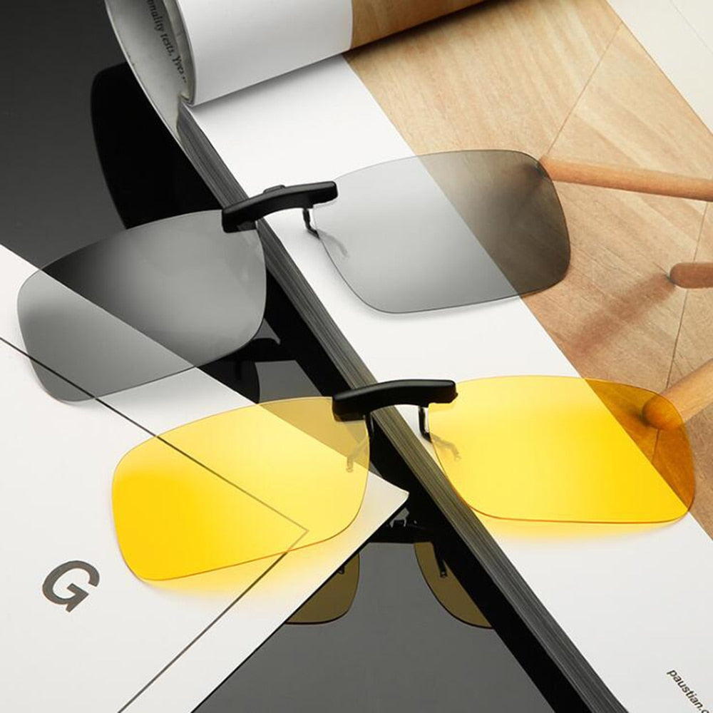 Polarized Clip-On Sunglasses