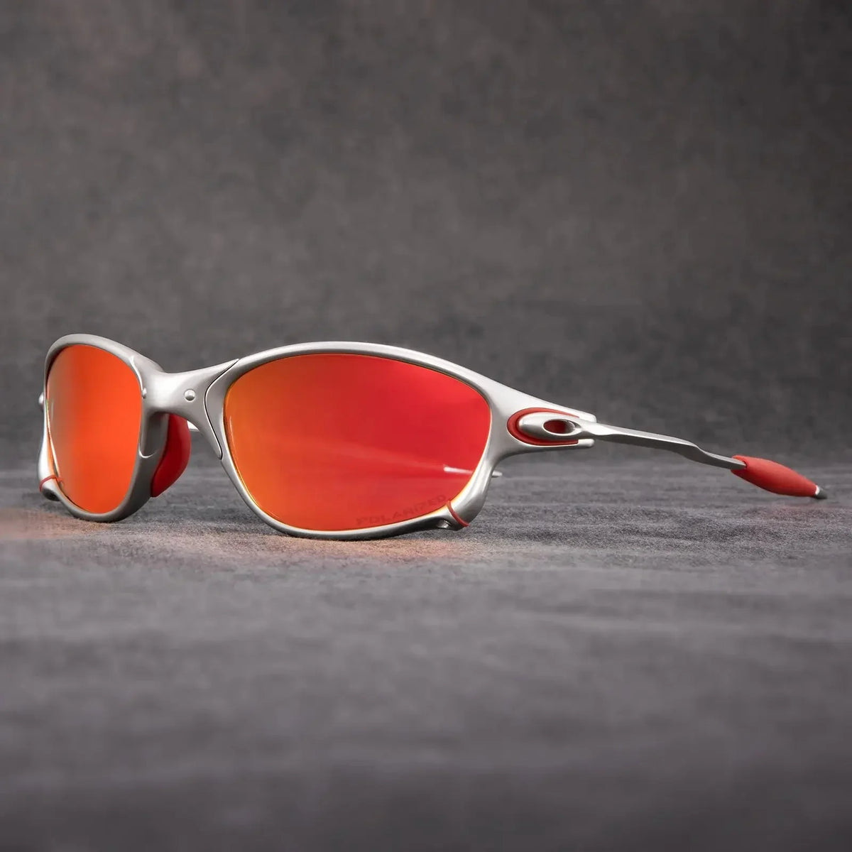 Polarized Sports Sunglasses with Red Lenses
