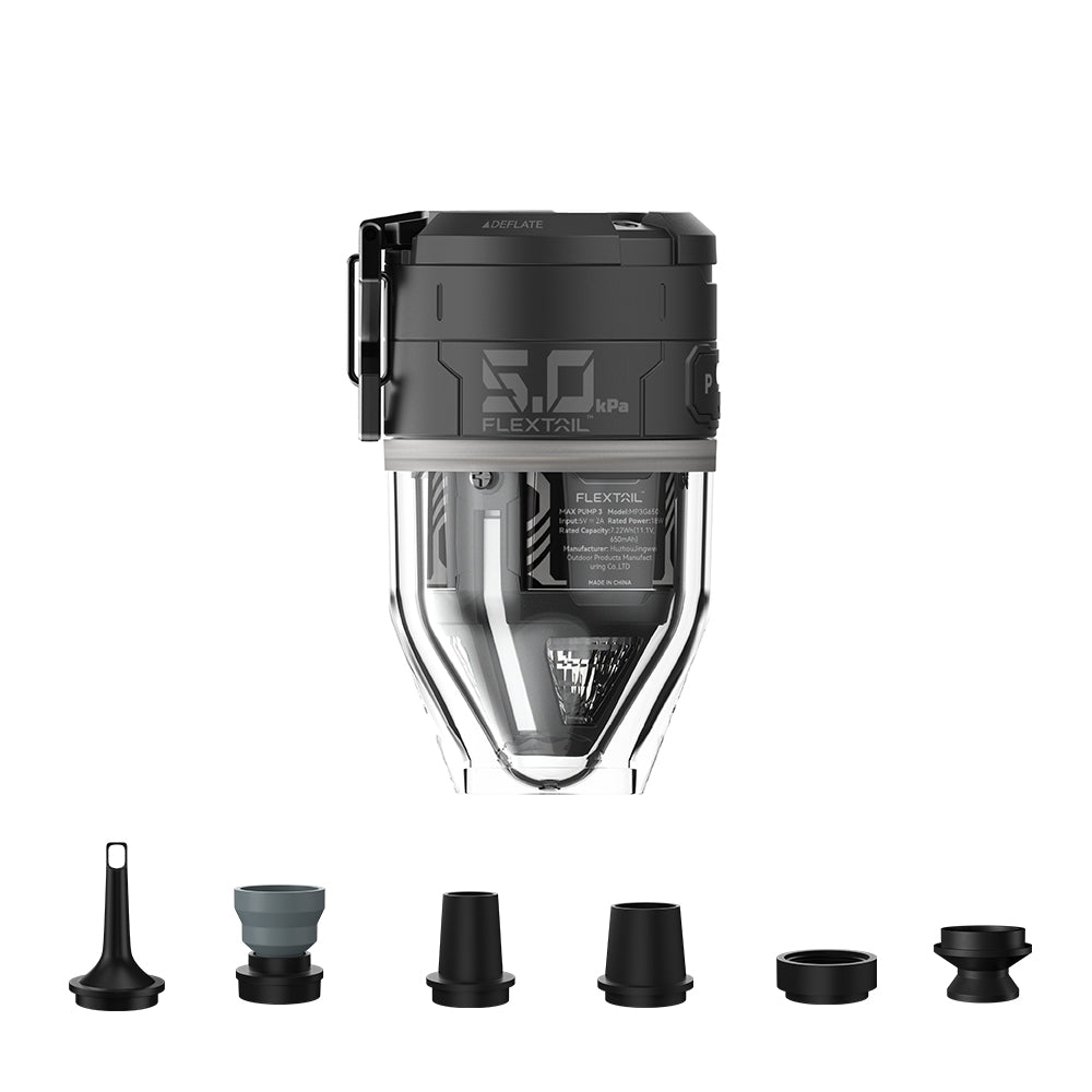 Portable 2-in-1 Pump with LED Light