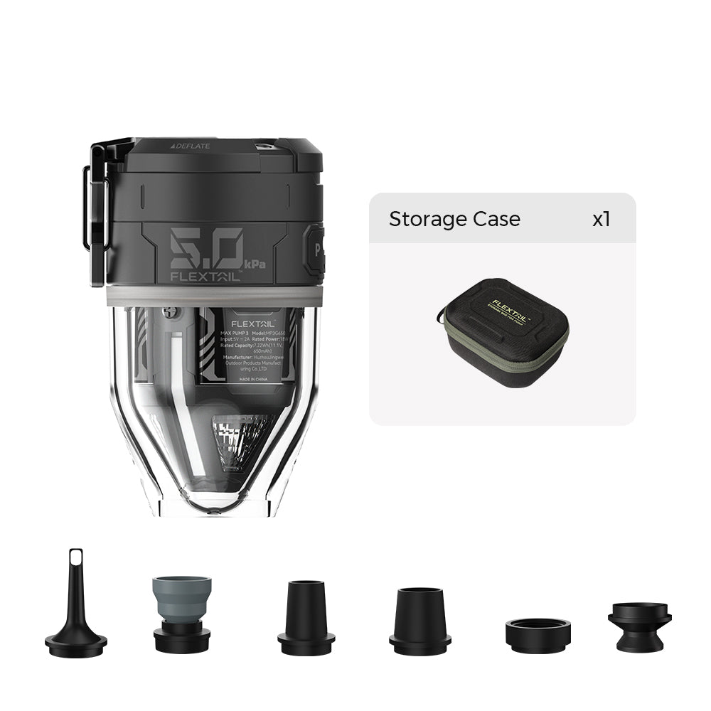 Portable 2-in-1 Pump with LED Light