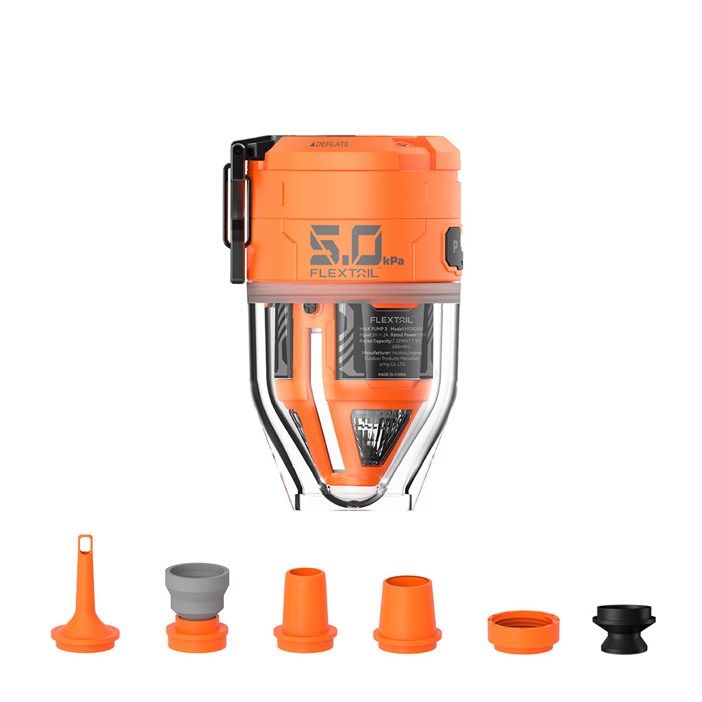 Portable 2-in-1 Pump with LED Light