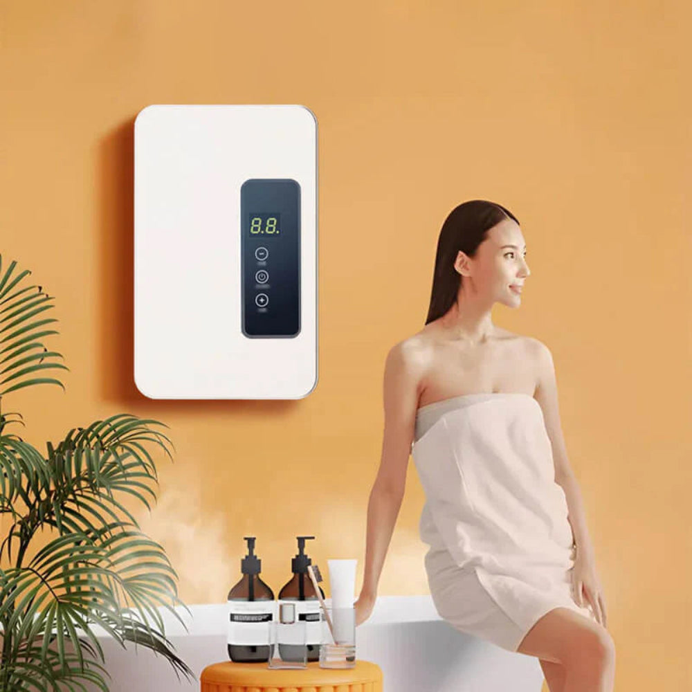Portable 3500W Tankless Instant Water Heater – Compact and Energy-Efficient for Bathroom and Kitchen