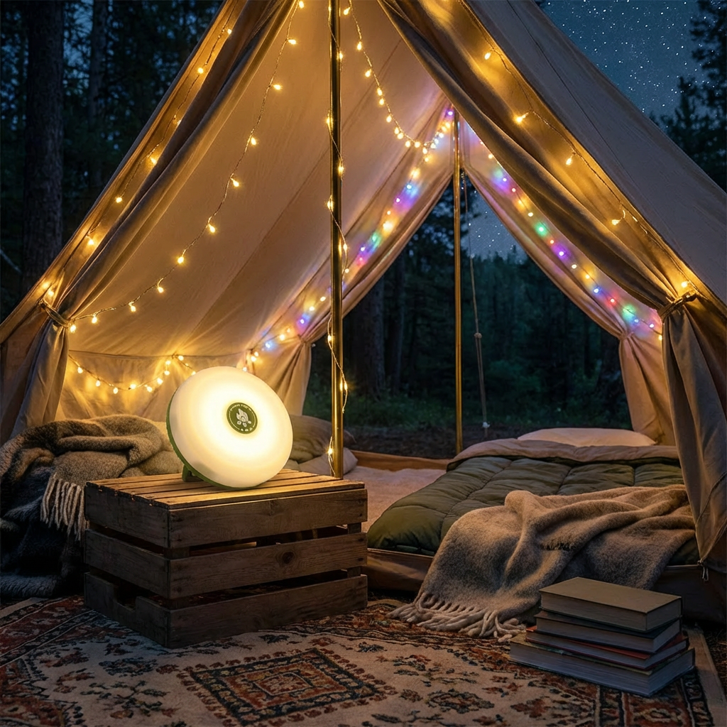 Portable 4-in-1 Camping Light – Versatile Lighting Anywhere