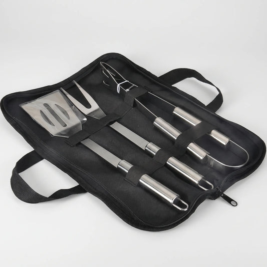 Portable BBQ Tool Set for Outdoor Grilling