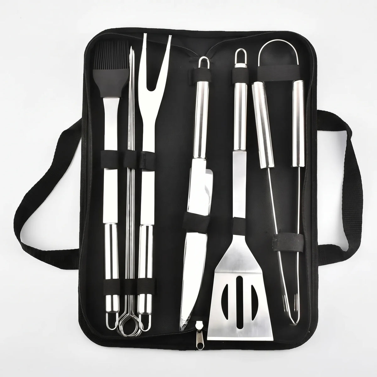 Portable BBQ Tool Set for Outdoor Grilling
