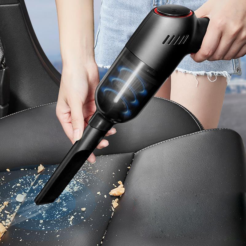 Portable Car Vacuum Cleaner - Lightweight, Low-Noise & Powerful