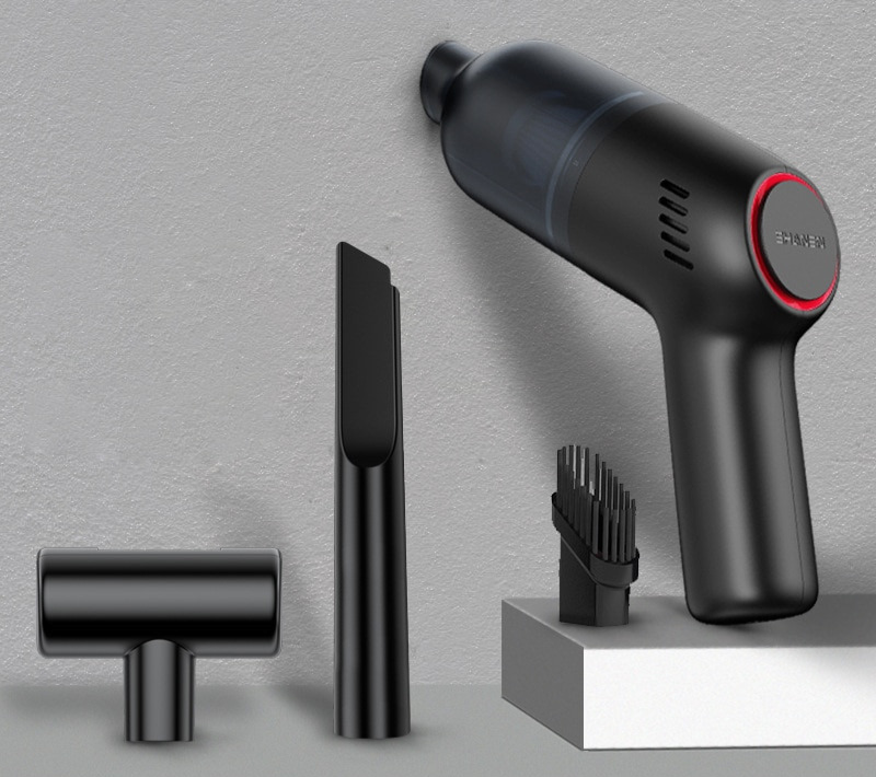 Portable Car Vacuum Cleaner - Lightweight, Low-Noise & Powerful