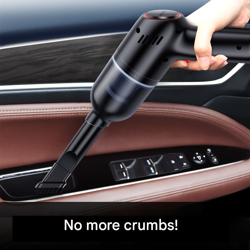 Portable Car Vacuum Cleaner - Lightweight, Low-Noise & Powerful