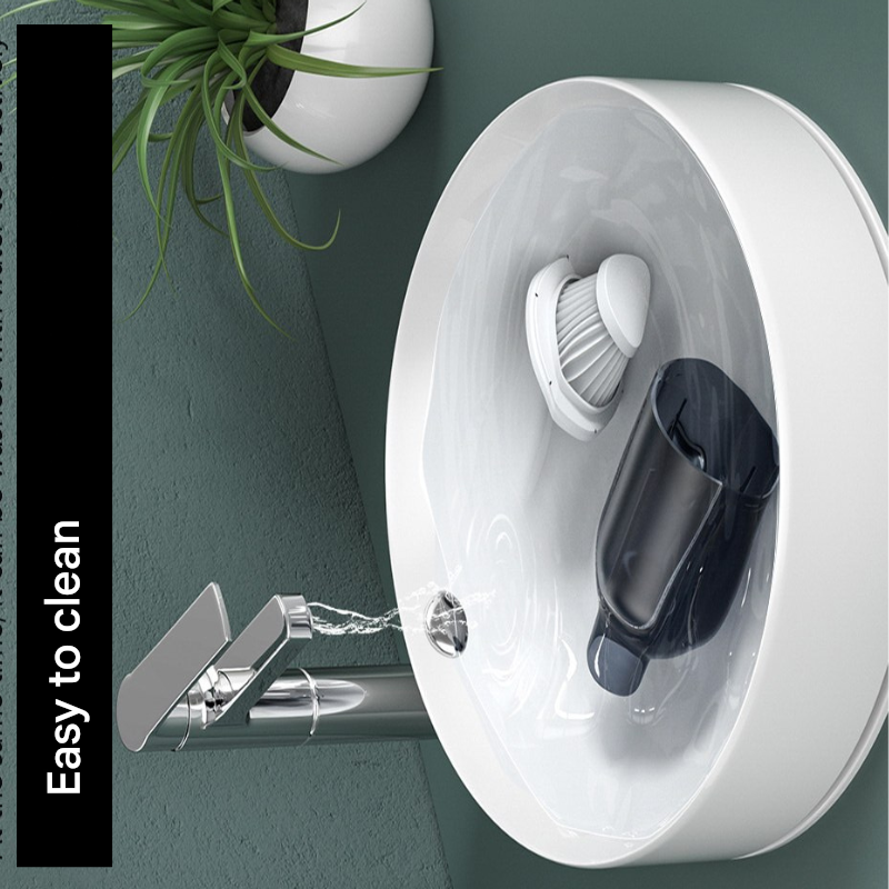 Portable Car Vacuum Cleaner - Lightweight, Low-Noise & Powerful