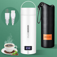 Portable Electric Travel Kettle - Compact Stainless Steel Smart Kettle with LCD Display