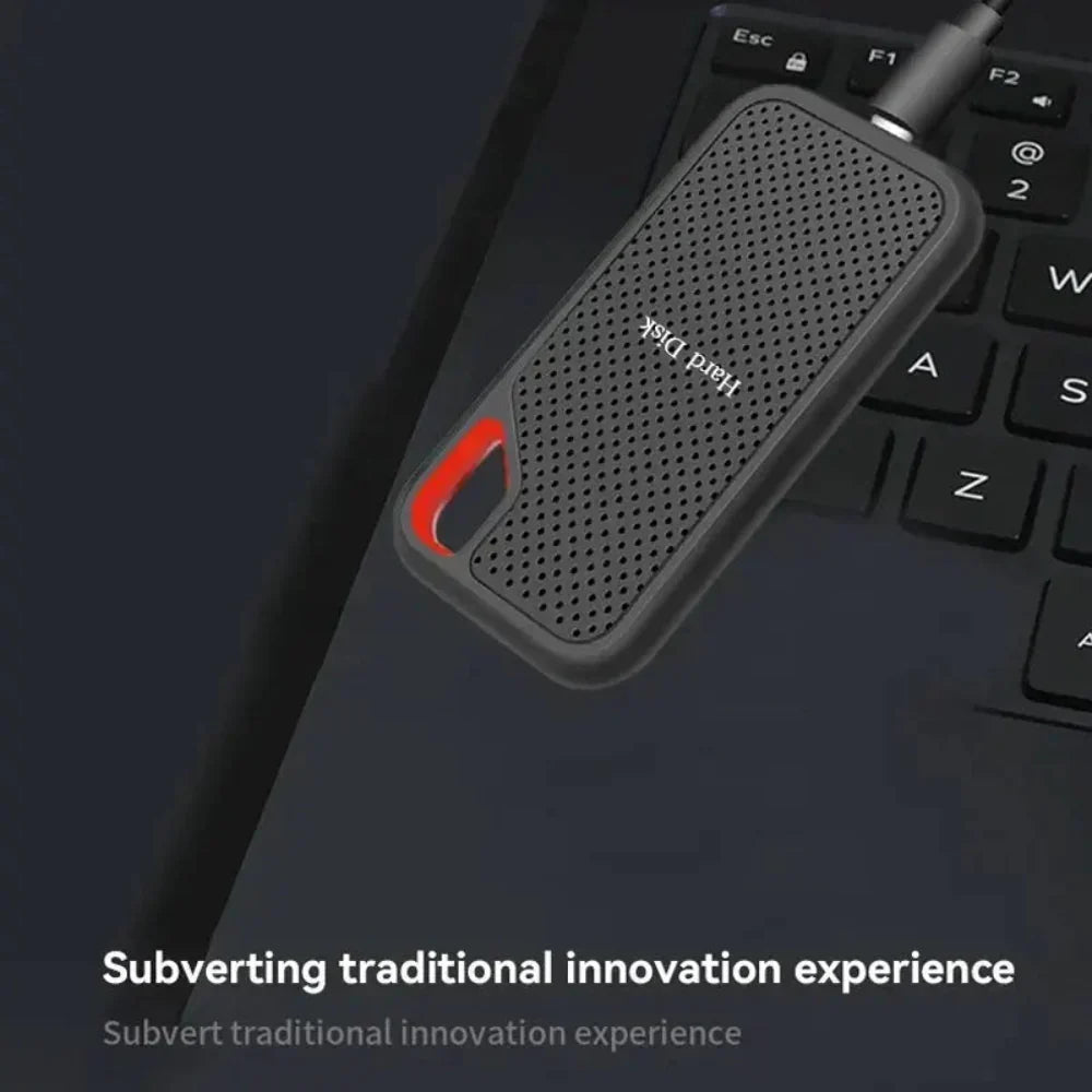 Portable External SSD with USB 3.2 and USB-C, Up to 256TB