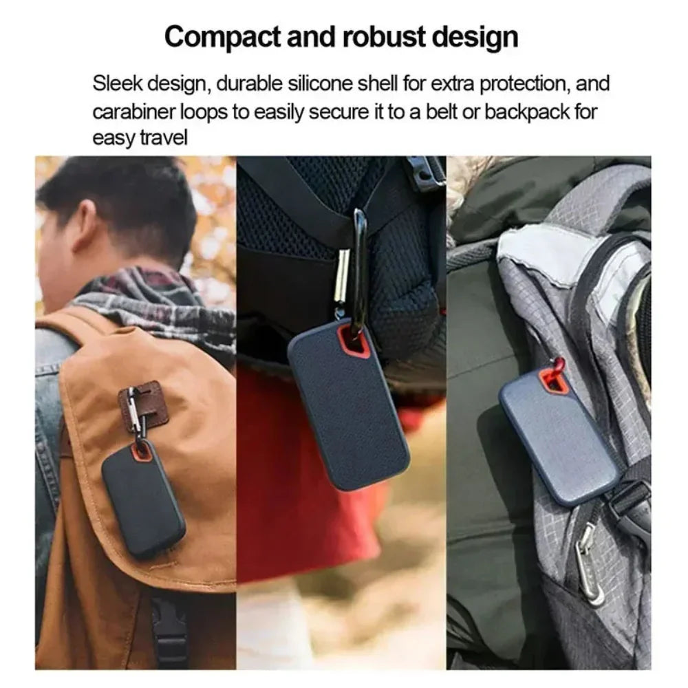 Portable External SSD with USB 3.2 and USB-C, Up to 256TB