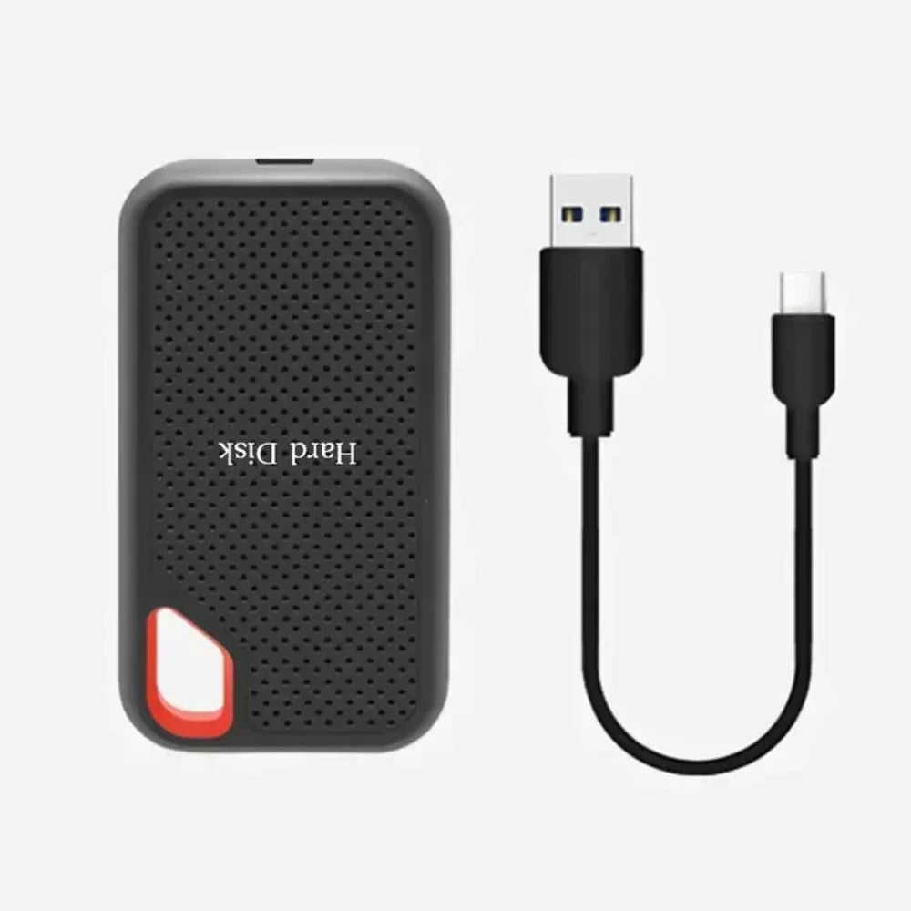 Portable External SSD with USB 3.2 and USB-C, Up to 256TB