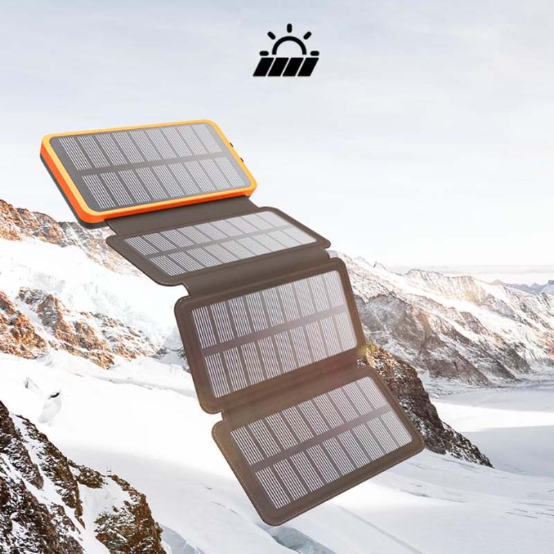 Portable, Foldable, and Waterproof Solar Power Bank
