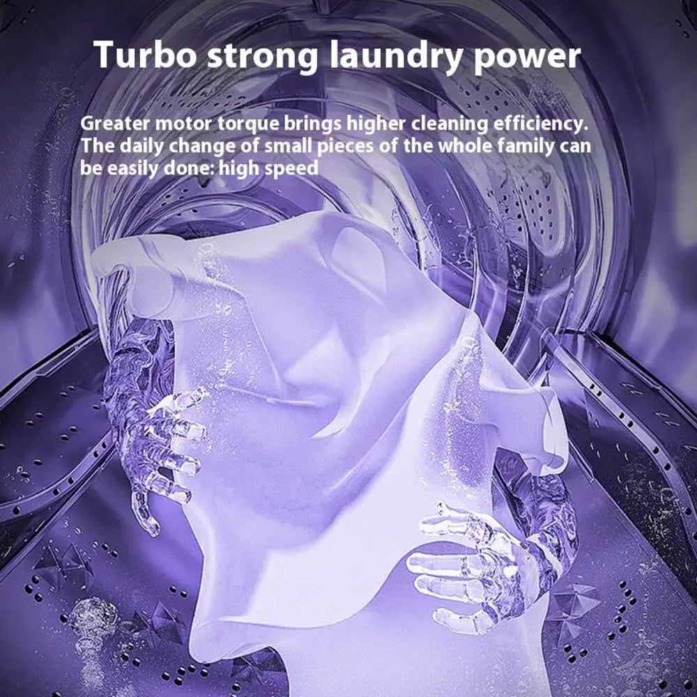 Portable & Foldable Washing Machine with Spin Dryer Function