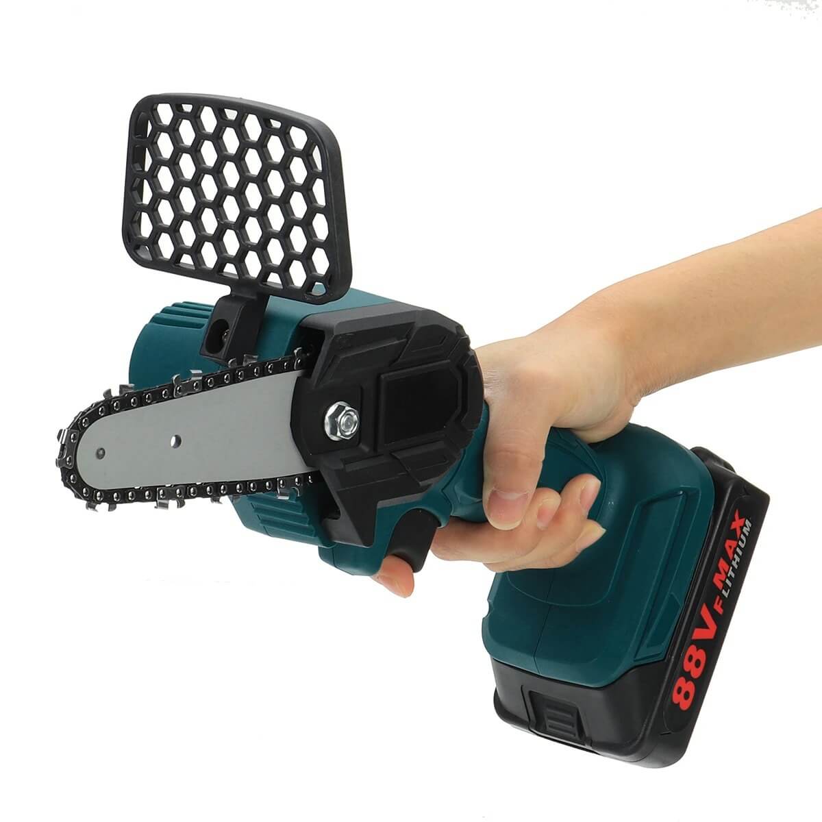 Portable Mini Chainsaw with Battery and Chains