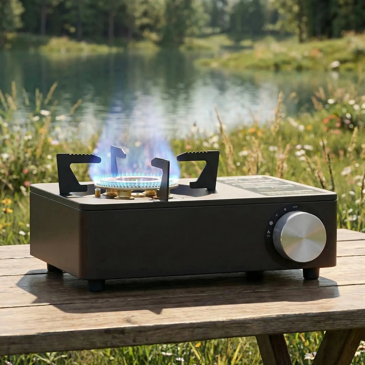 Portable Outdoor Butane Gas Stove - Compact & High-Output