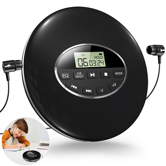 Portable Personal CD Player for Car and On-the-Go Listening