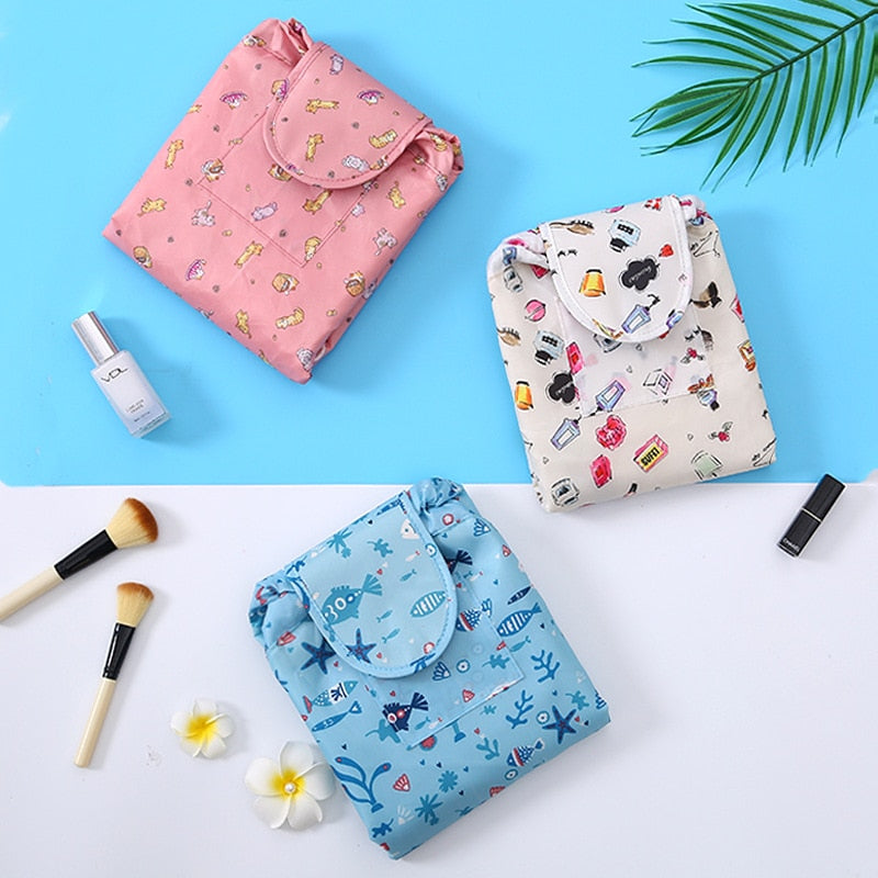 Portable Unisex Drawstring Cosmetic Bag