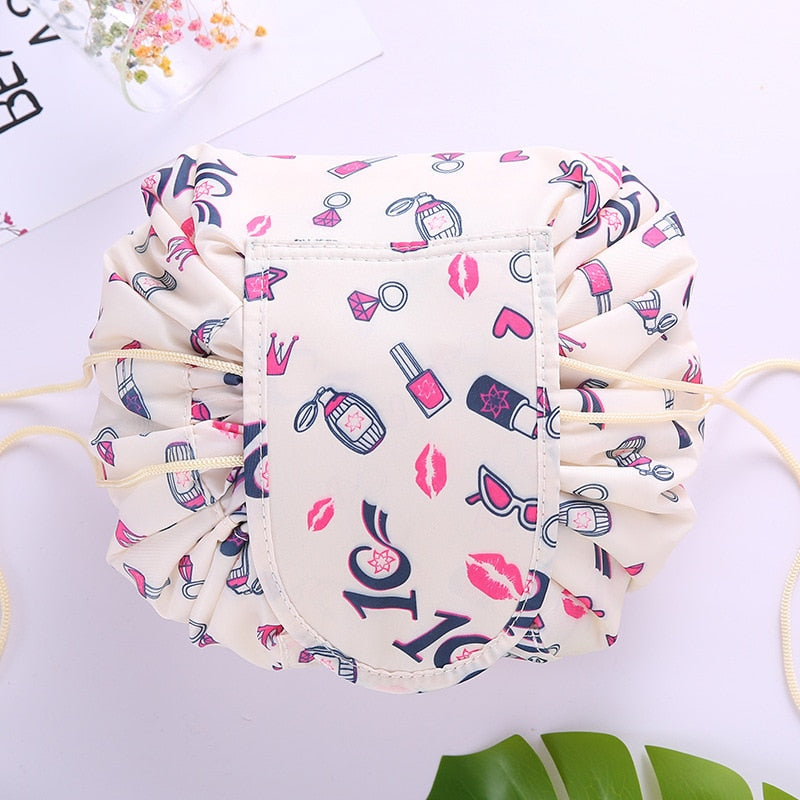 Portable Unisex Drawstring Cosmetic Bag
