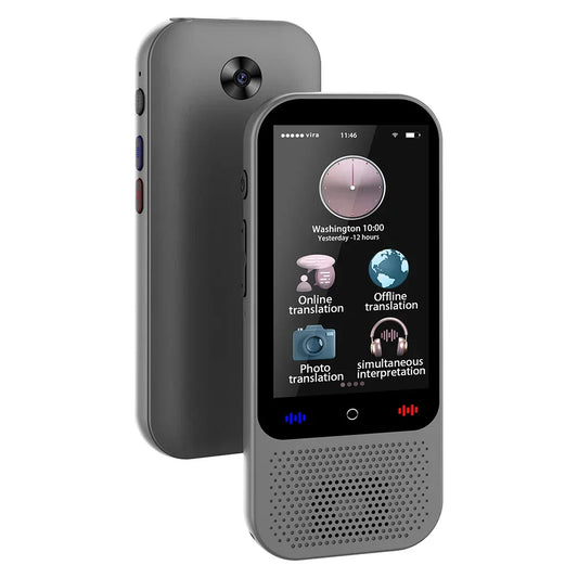 Portable Voice Translator with 138 Languages and Offline Support