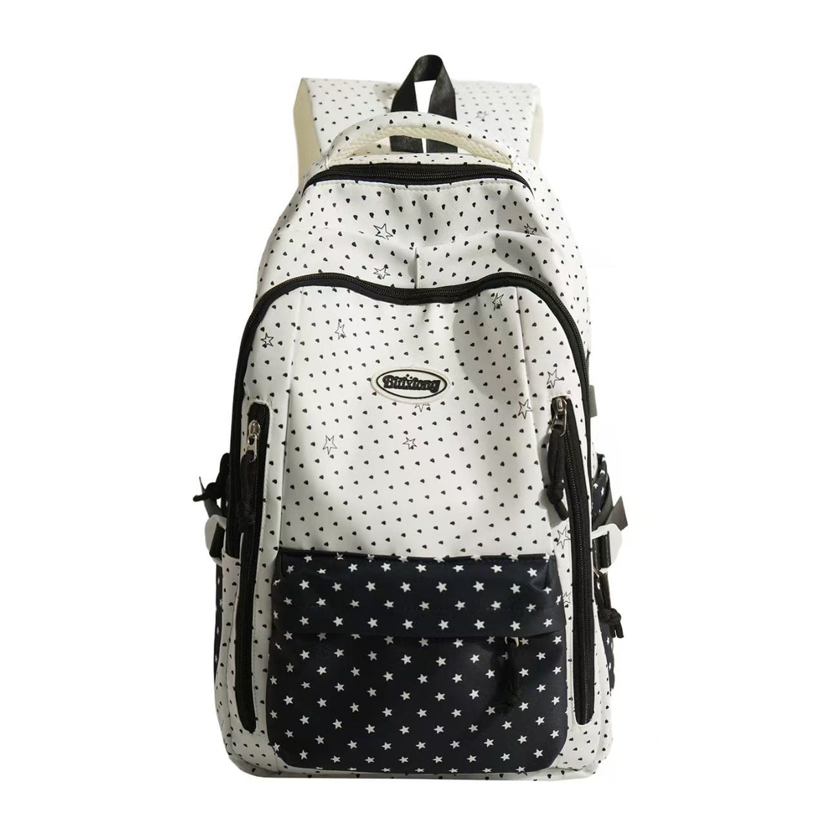 Practical Star-Print Backpack