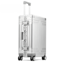 Premium Aluminum Suitcase – Luxury Travel Luggage with TSA Locks